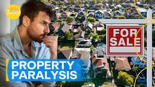 Thumbnail: Aus real estate market stagnated, despite falling property prices | 9 News Australia