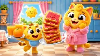 Thumbnail: Baby Makes Breakfast for Mom! 🥞❤️ Sweet Surprise | Toddler Zoo Yay!
