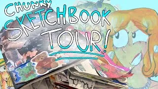 Thumbnail: VERY CHUNKY Sketchbook tour!!!! ✨
