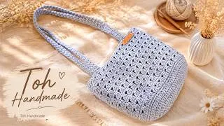 Thumbnail: STEP BY STEP DIY Crochet Bag | Crochet Bag Tutorial | Toh Handmade
