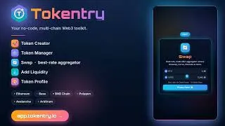 Thumbnail: Bear Market = Build Season 🛠️ | Tokentry No-Code Web3 Toolkit
