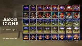 Thumbnail: AEON ICONS - The Control Cycle - Motion generative NFT collection 4/5