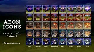 Thumbnail: AEON ICONS - The Creation Cycle (Outward) - Motion generative NFT collection 2/5