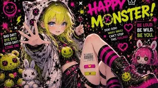 Thumbnail: HAPPY MONSTER! 👾💚【English Ver.】｜Addictive Kawaii Pop 