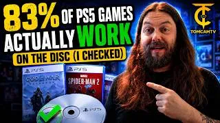 Thumbnail: 83% of PS5 Games Actually Work on the Disc (I Checked)