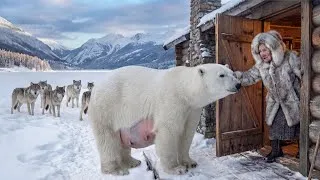 Thumbnail: A Weak Pregnant Bear Fleeing From Wolves Begs an Old Woman for Help at Her Door 🐻