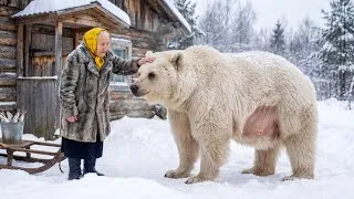 Thumbnail: The Woman Raised This Bear When It Was a Cub and After 3 Years It Returned Pregnant in −71°C Siberia