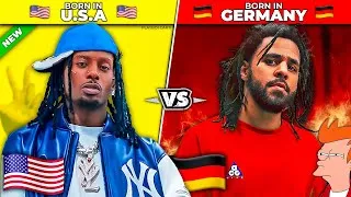 Thumbnail: RAPPERS BORN IN THE USA vs. RAPPERS BORN OVERSEAS