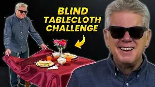 Thumbnail: Blind Person Tries The Tablecloth Challenge