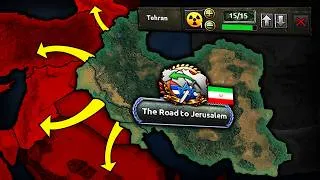 Thumbnail: IRAN vs MIDDLE EAST in Modern Day HOI4