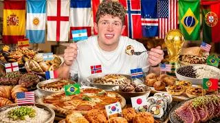 Thumbnail: I Ate Food From EVERY Country In The World Cup!