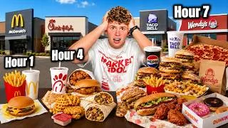 Thumbnail: I Ate Fast Food For The ENTIRE Day, But Doubled My Budget Every Hour!
