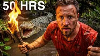 Thumbnail: Solo Survival in Crocodile Jungle | No Food, No Tent and No Water