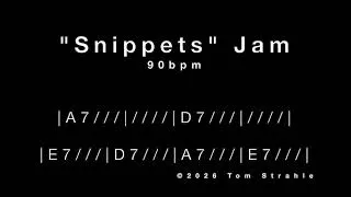 Thumbnail: Jam Track for the "Snippets" Videos 90bpm | Tom Strahle | Pro Guitar Secrets