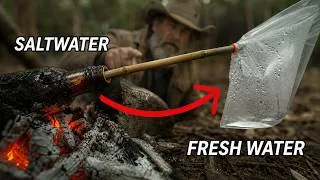Thumbnail: Turn SEAWATER to DRINKING WATER | Two Mountain Man Methods