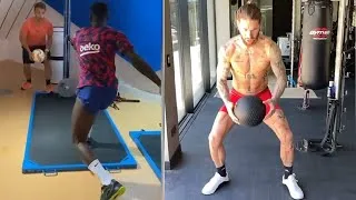 Thumbnail: Famous Footballers BEAST Gym Workouts 🔥 Power & Strength ⬆️