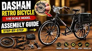 Thumbnail: Dashan Retro Bicycle 1:10 Scale Model | Complete Assembly Guide & Full Review (Step-by-Step DIY)