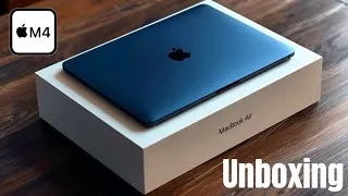 Thumbnail: NEW MacBook Air M4 13” Unboxing | 16GB RAM & 256GB SSD | Worth Buying It ?