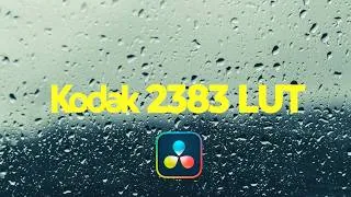 Thumbnail: How to color grade with the Kodak 2383, FujiFilm 3513 LUTs | DaVinci Resolve Tutorial
