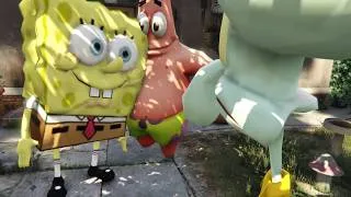 Thumbnail: Spongebob crashes out on Squidward