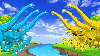 Thumbnail: Poor Dinosaur- Blue vs Yellow Dinosaur: What Dinosaurs ACTUALLY Looked Like