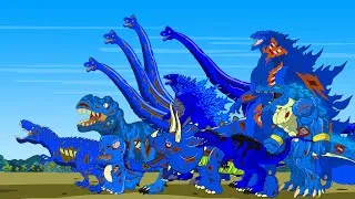 Thumbnail: BLUE GODZILLA VS DINOSAUR, KONG:  Who Is The King Of Monsters?