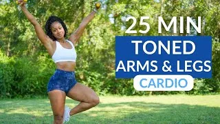 Thumbnail: 25 MIN TONED ARMS & LEGS Cardio Workout (low impact)
