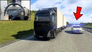 Thumbnail: Polar drive w/ tandem Volvo - Nordic Horizons DLC | Euro Truck Simulator 2 | Steering wheel gameplay