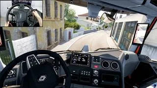 Thumbnail: Exploring EXTREMELY narrow roads in Greece | Euro Truck Simulator 2 | Steering wheel gameplay