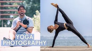 Thumbnail: Yoga Photography Tips from a Yoga Teacher Photographer - Behind The Scenes Canon R5 70-200 f2.8