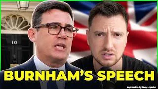 Thumbnail: Andy Burnham's First Speech - First Impressions