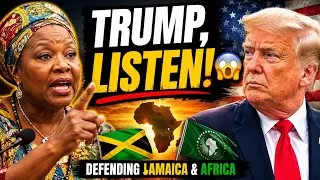 Thumbnail: MUST SEE; INTREPID ACTIVIST SENDS A POWERFUL MESSAGE TO TRUMP! 😱 Defending JAMAICA & AFRICA#jamaica 