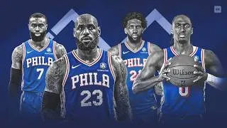Thumbnail: GOAT KING LEBRON SEVENTYYYY SIX-SHOW! Tie KOBE Born @ Philly 5-6 NBA Finals 76ers WIN 2027 Title