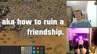 Thumbnail: the average factorio multiplayer experience