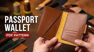 Thumbnail: DIY Leather Passport Wallet | Step-by-Step Tutorial with Pattern