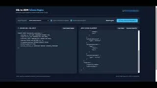Thumbnail: SQL to JSON Schema Local Sync Engine Pro Edition | How to Convert SQL to JSON Schema Locally