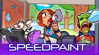 Thumbnail: [SPEEDPAINT] PLANETRONIKA 🌸 | Donation Page (100K SUB SPECIAL)