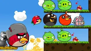 Thumbnail: Angry Birds Cannon 3 - BLAST THE BOMBER BIRD TO FORCE OUT ALL HUGE PIGGIES!