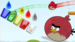 Thumbnail: Angry Birds Drink Water 2 - TAKE ALL RAINBOW WATER FOR ALL ANGRY BIRDS COLOR!