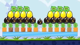 Thumbnail: Angry Birds Bomb 1 - BLAST OUT ALL THE PIGGIES TO SAVE GOLDEN EGG SKILL GAME!