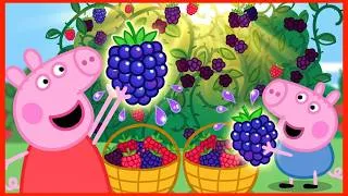 Thumbnail: Peppa Pig Picking Strawberries & Blackberries! 🫐🍓 Berry Picking & Gardening Special! ✨