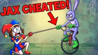 Thumbnail: POMNI vs JAX: The Impossible Parkour Challenge! 🎪 (Digital Circus Animation)