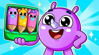 Thumbnail: Magic Colorful Pencils | Colors Cartoon Mix for Kids | Toonzey Songs