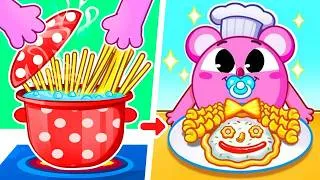 Thumbnail: Pasta for Kids Song | Good and Healthy Food Songs Mix For Babies | Toonzey Songs