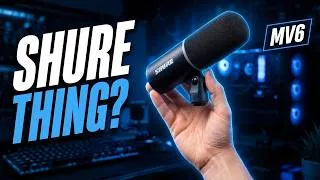 Thumbnail: Nobody's Talking About This Cheap Shure MV6 USB Mic