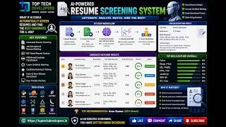 Thumbnail: Resume Screening using Machine Learning _ NLP