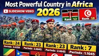 Thumbnail: Most Powerful Country in Africa 2026 | African Military Comparison | @Top_World_0 