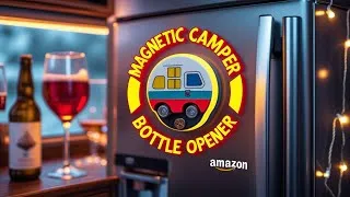 Thumbnail: "Magnetic Camper Bottle Opener 🏕️ Must-Have RV Accessory for Beer & Wine Lovers!"