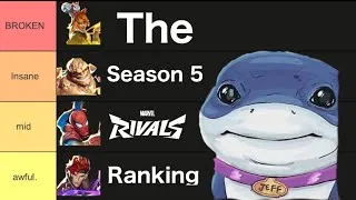 Thumbnail: The DEFINITIVE Marvel Rivals Season 5 Ranking!