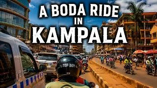 Thumbnail: Raw City Ride from Downtown Kampala by Boda Boda | 🔇 No Talking